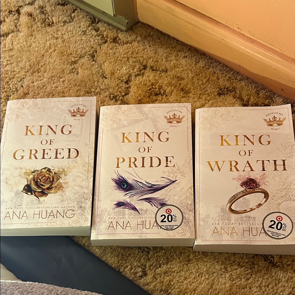 Ana Huang Book Set - King of Greed, Pride, Wrath